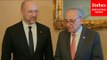 Schumer Meets With Ukrainian Prime Minister Denys Shmyhal As Aid Funding Battle Intensifies