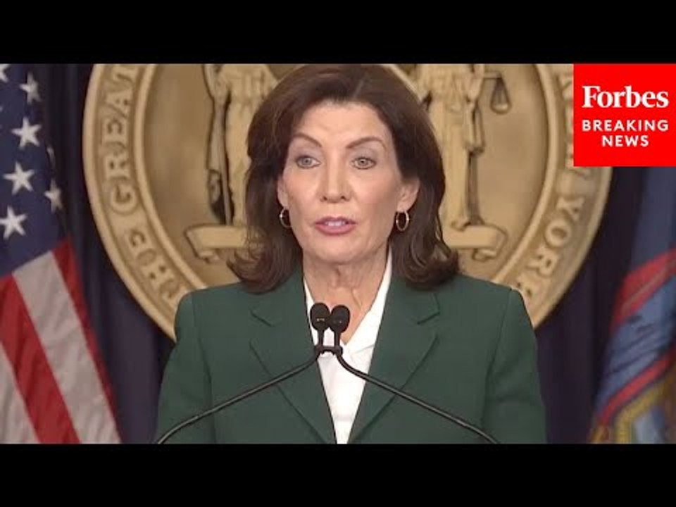 BREAKING NEWS: New York Gov. Kathy Hochul Reacts To Pro-Palestinian Protests At Columbia University