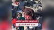 فلسطينيون يتفقدون منازلهم بعد قصف رفح