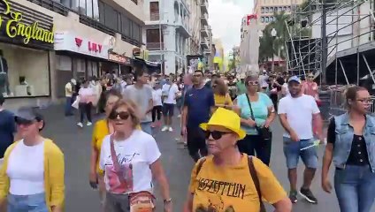 Manifestación del 20A en Tenerife