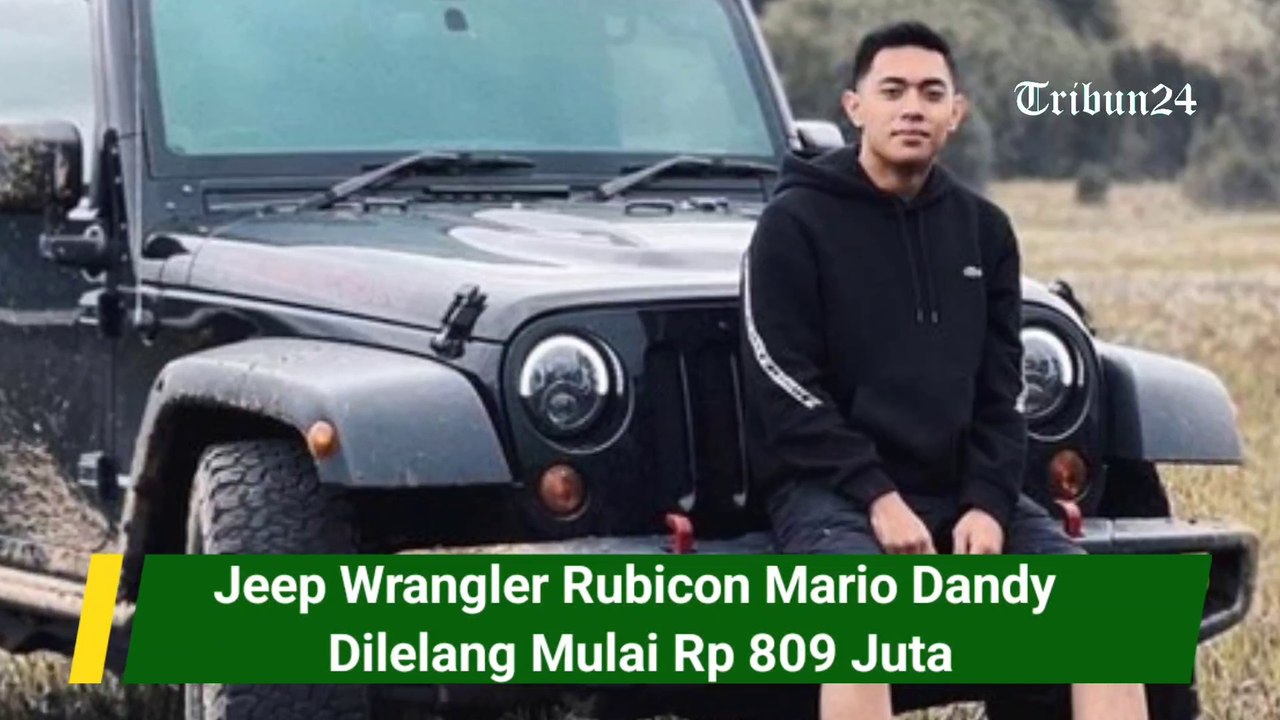 Jeep Wrangler Rubicon Mario Dandy  Dilelang Mulai Rp 809 Juta