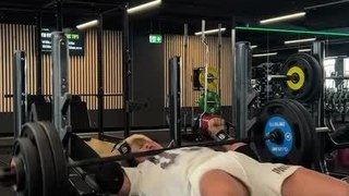 Weight Bar Falls on Man's Chest While Doing Bench Press