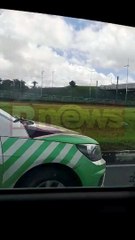 VÍDEO: Carros colidem e geram engavetamento na Avenida Paralela