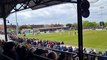 Crawley Town players and fans celebrate Liam Kelly's goal against Sutton United