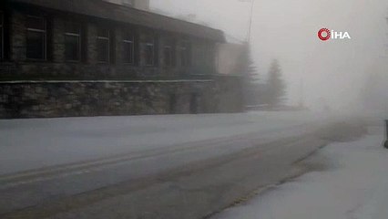 Uludağ’da Nisan ayında kar sürprizi