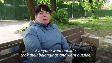 Dnipro residents rush to shelter in the metro after deadly strike in Ukraine