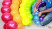  ARCOIRIS DE GLOBOS  como hacer un arcoiris con globos  decoración con globos - arco de globos