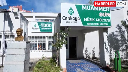 Çankaya Belediyesi Muammer Sun Müzik Atölyesi Çocuk Korosu 23 Nisan konseri verdi