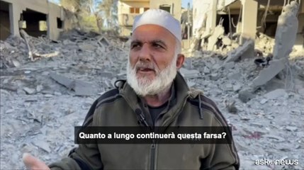 Le immagini del drone su Nuseirat, palazzi distrutti a Gaza