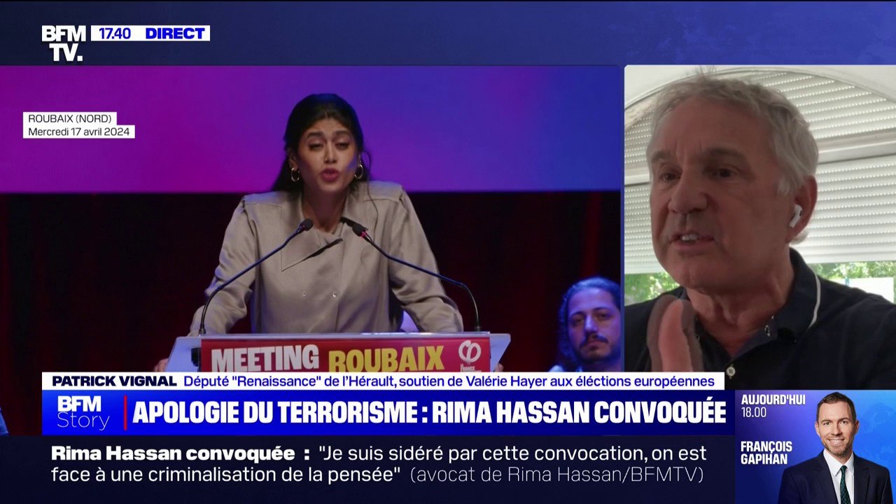Patrick Vignal (député Renaissance de l'Hérault) sur la convocation de Rima Hassan: "Depuis le 7 octobre, Jean-Luc Mélenchon a décidé de cliver avec cette organisation du Hamas"