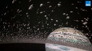 Planète lointaine dans le Planétarium Orionis