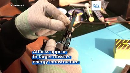 Ukraine launches a barrage of drones against Russia