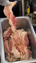 Cheese Bacon Hamburger - Korean Street Food #shortvideo