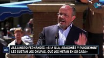 Alejandro Fernández: «Si a Illa, Aragonès y Puigdemont les gustan los okupas, que los metan en su casa»