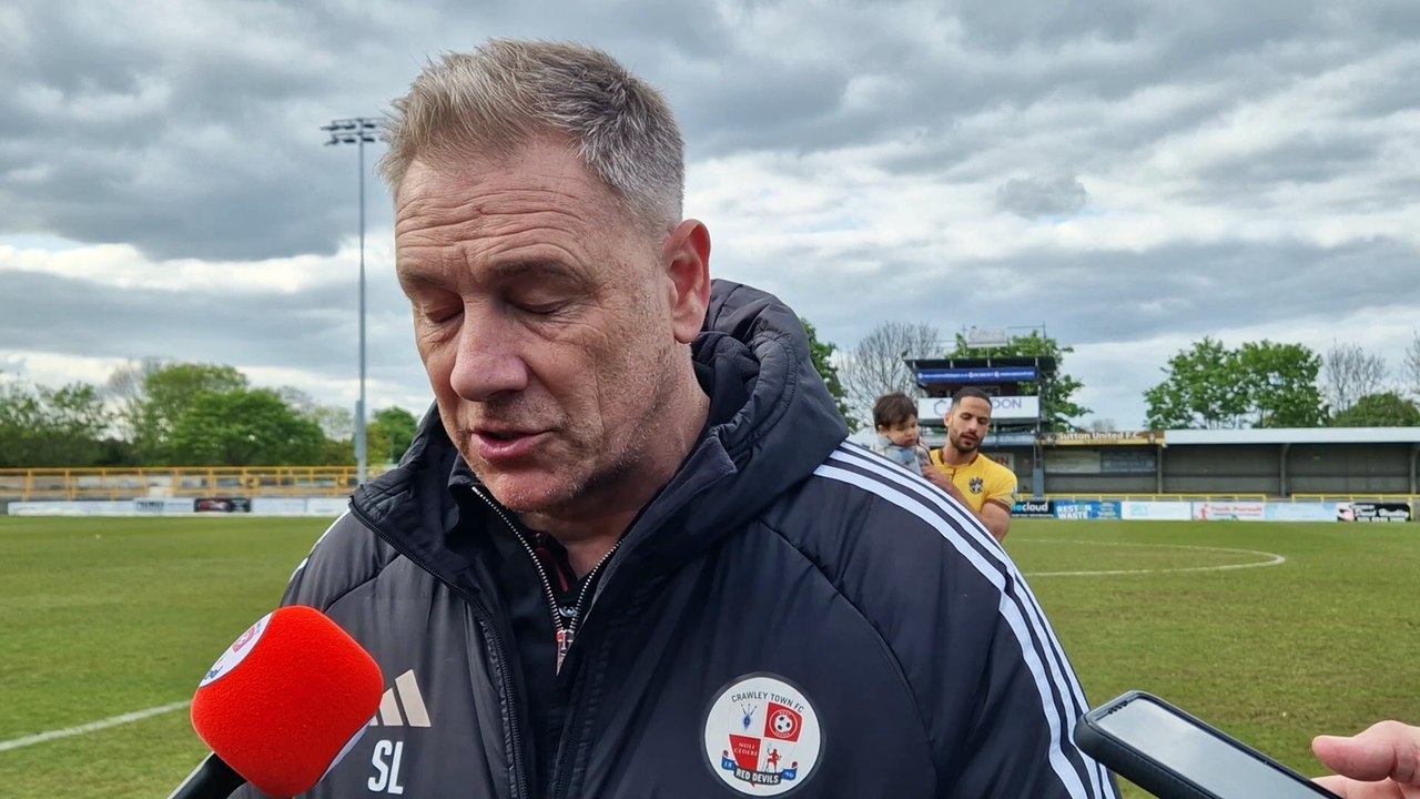 'It's not over' - Crawley Town boss Scott Linds...