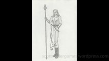 Barbarian Pencil Sketch Video #78 (04-20-2024)