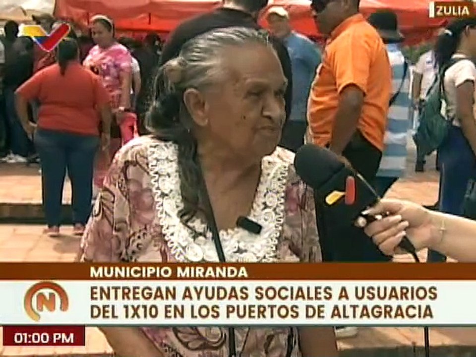 Zulianos fueron beneficiados con productos alimenticios por parte de una feria de campo soberano