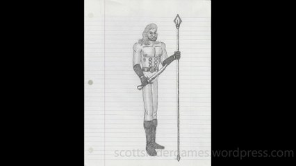 Barbarian Pencil Sketch Video #79 (04-20-2024)