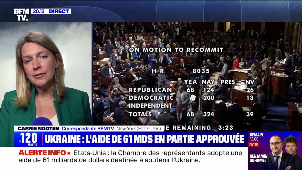 États-Unis: la Chambre des représentants vote une aide de 61 milliards de dollars à l'Ukraine
