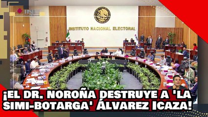 ¡VEAN! ¡El Dr. Noroña destruye a Álvarez Icaza ‘la simi-botarga’ por atacar las mañaneras de AMLO!
