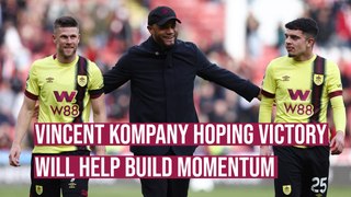 Kompany looking at building momentum