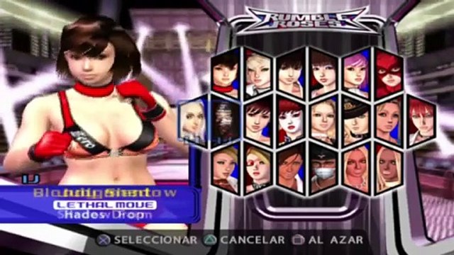 Rumble Roses PS2 Español Entrevista a Judgement en las afueras - RDJ ANDA #waifu #waifus #retrogame