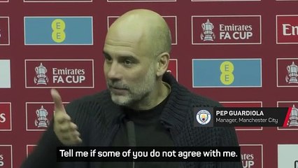 Guardiola hits out at scheduling after FA Cup win