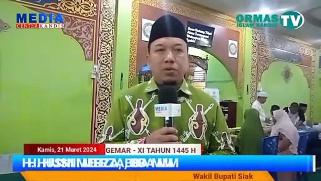 Wakil Bupati Siak berharap Zakat di Kandis Meningkat