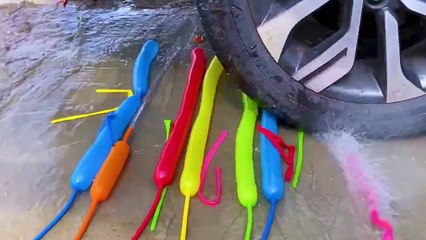 Crushing Crunchy & Soft Things by Car Compilation! - Foam, Squishy, Tide Pods and More! By Ex Test