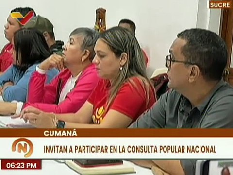Miembros del PSUV de Sucre invita al pueblo a participar en la Consulta Popular Nacional 2024