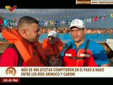 Más de 400 atletas participaron en la XXXII Paso a Nado Ríos Orinoco y Caroní en el estado Bolívar