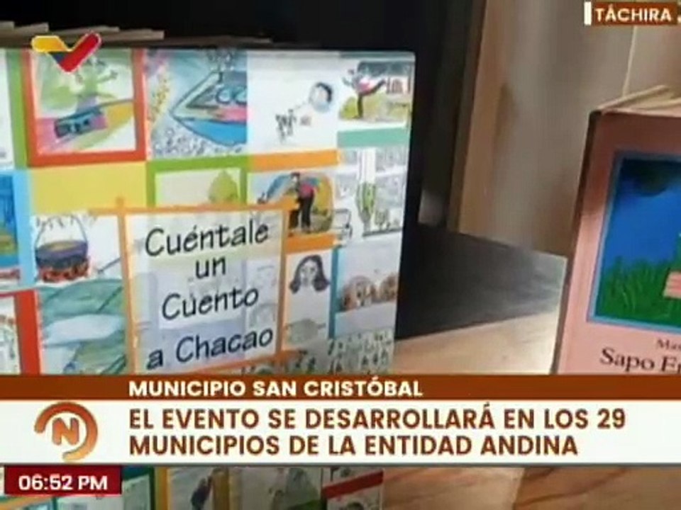 Niños de distintas instituciones participaron en el festival infantil de lectura en el edo. Táchira