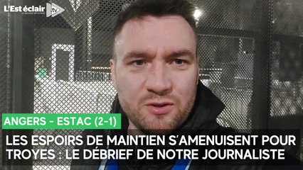 Les espoirs de maintien s’amenuisent pour l'Estac après la défaite contre Angers (2-1)