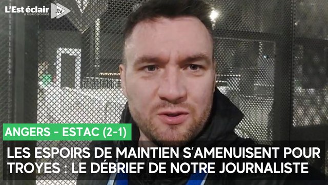 Les espoirs de maintien s’amenuisent pour l'Estac après la défaite contre Angers (2-1)