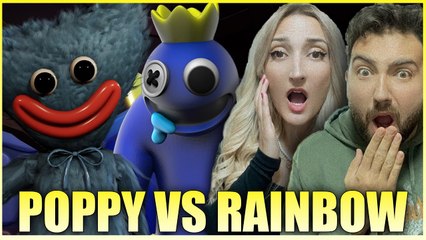 RAİNBOW FRİENDS VS POPPY PLAYTİME [ SPEED RUN ] | HAN KANAL KÜBRA NİSA [ ÇİFT KAMERALI ]