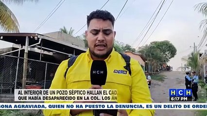 Encuentran a un hombre muerto dentro de un pozo séptico en Juticalpa, Olancho
