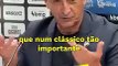 Ramón Díaz estranha pouco público no clássico entre Fluminense e Vasco