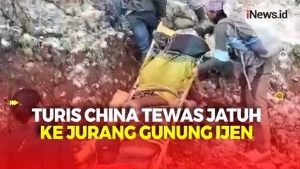 Keserimpet saat Berfoto, Turis Asal China Tewas Jatuh ke Jurang Gunung Ijen