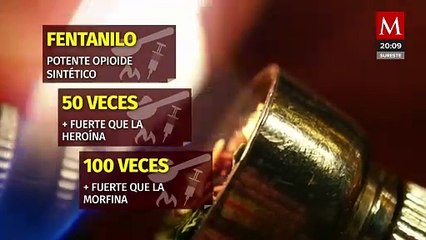 Aumenta el consumo de fentanilo en México