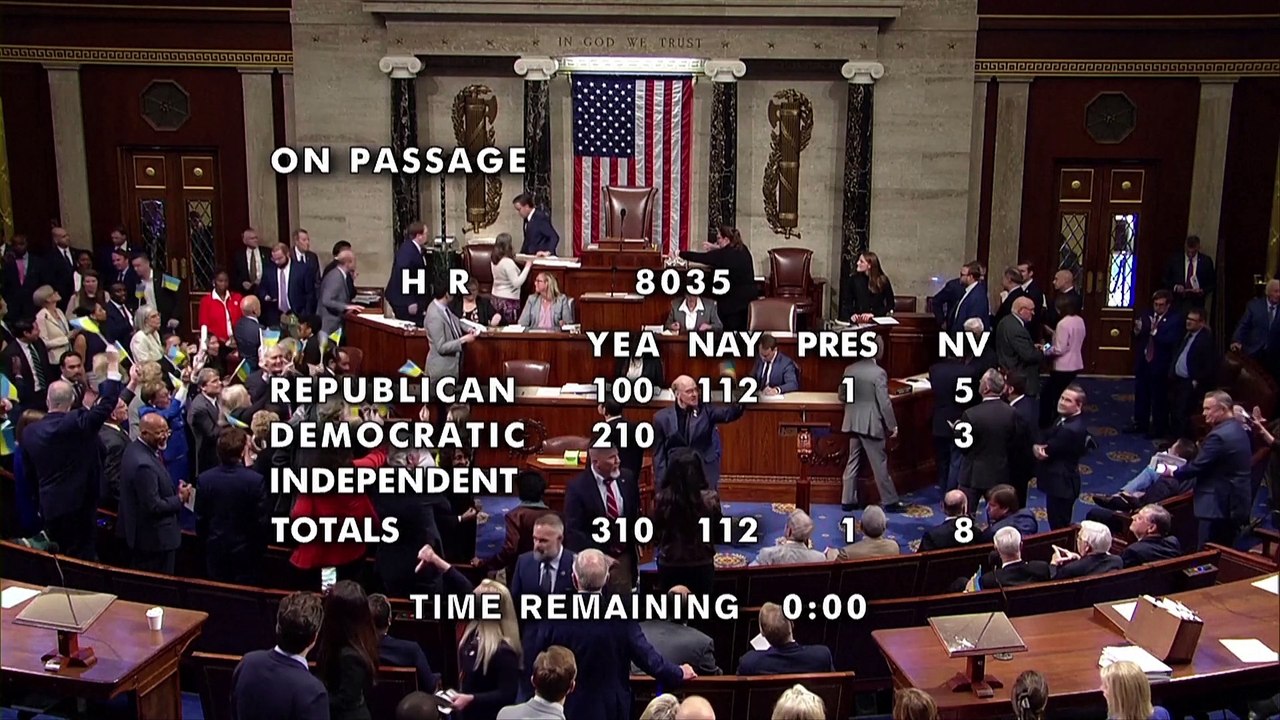 US House passes $95 billion Ukraine, Israel aid package