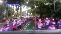 Potret Antusias Masyarakat Rayakan Hari Kartini di Car Free Day Jakarta