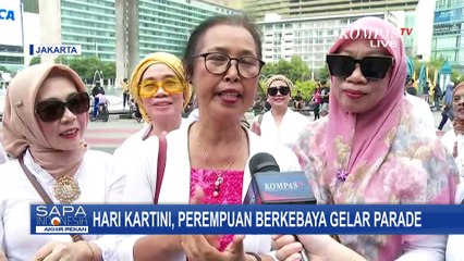 Download Video: Komunitas Perempuan Berkebaya Gelar Parade dari Sarinah-Bundaran HI Demi Peringati Hari Kartini