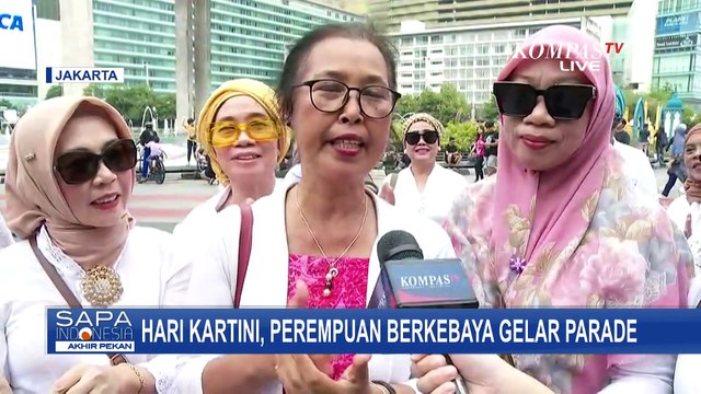 Komunitas Perempuan Berkebaya Gelar Parade dari Sarinah-Bundaran HI Demi Peringati Hari Kartini