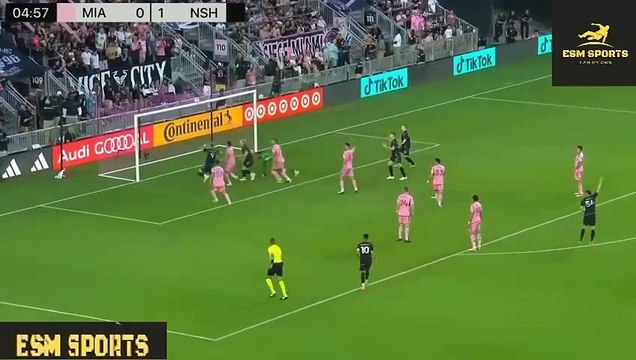 MESSI 2 GOALS - Inter Miami vs Nashville 3-1 Highlights & Goals 2024