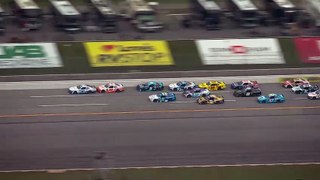Hill gets loose after Kligerman contact to trigger multicar wreck from lead