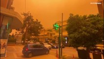 شاهد: سماء برتقالية! غبار الصحراء يُغرق جنوب اليونان وشرق ليبيا