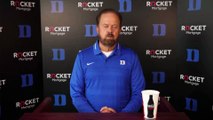 Duke's David Cutcliffe on getting poll votes