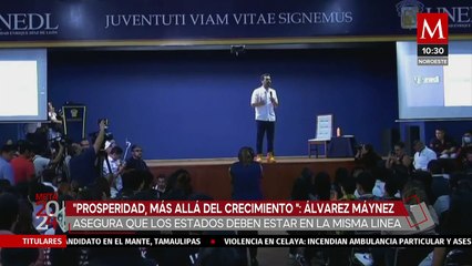 "Prosperidad va más allá del crecimiento": Jorge Álvarez Máynez en su visita a la UNEDL
