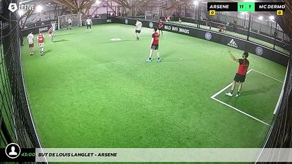 But de Louis Langlet - ARSENE