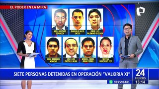 Cluber Aliaga sobre operativo Valkiria XI: 